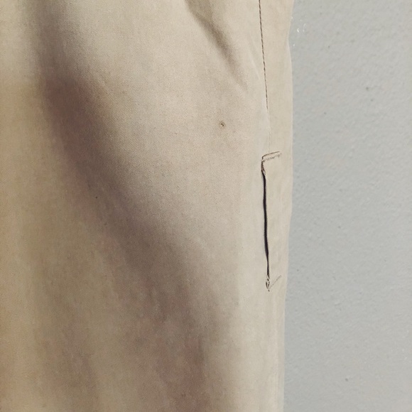 SOLD Vintage silk trench vest jacket - Picture 7 of 10